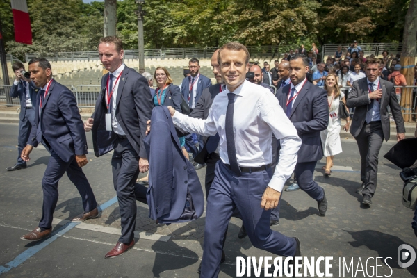 Alexandre Benalla , chef de la sécurité de la campagne d Emmanuel Macron