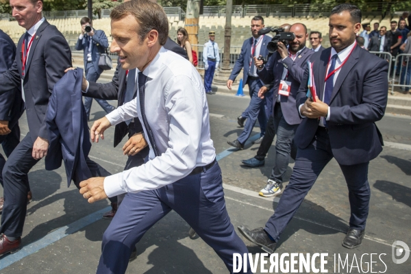 Alexandre Benalla , chef de la sécurité de la campagne d Emmanuel Macron