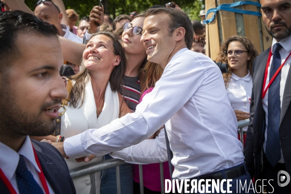 Alexandre Benalla , chef de la sécurité de la campagne d Emmanuel Macron