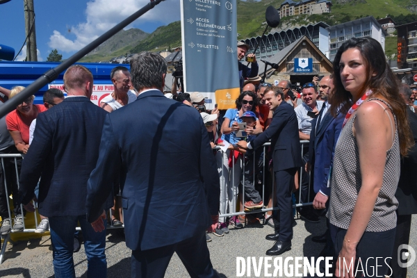 Déplacement d emmanuel macron à la mongie