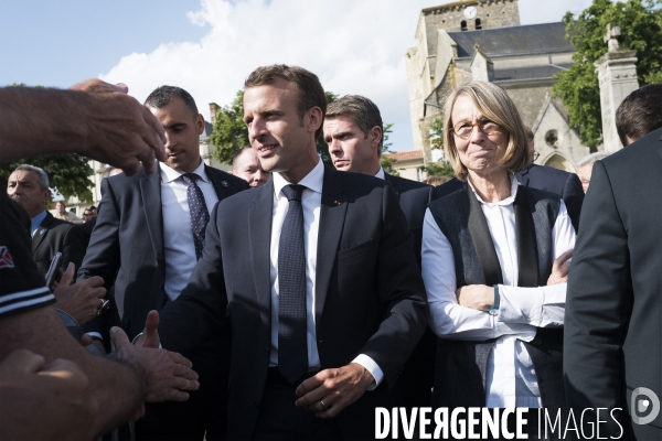 Emmanuel Macron en Vendée
