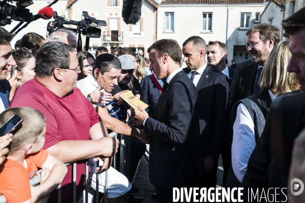 Emmanuel Macron en Vendée