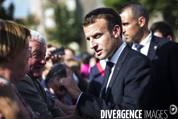 Emmanuel Macron en Vendée
