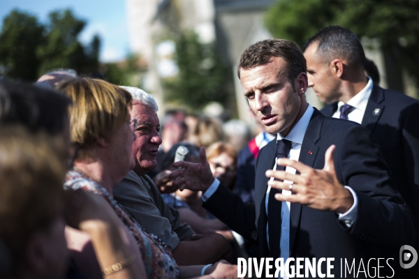 Emmanuel Macron en Vendée