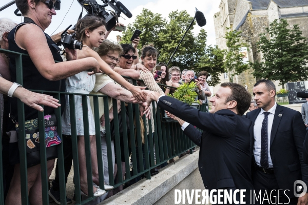 Emmanuel Macron en Vendée