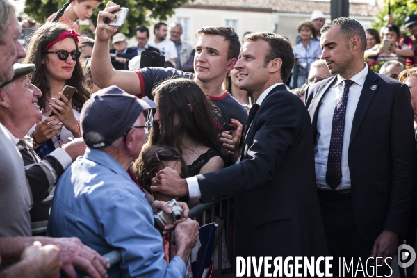 Emmanuel Macron en Vendée