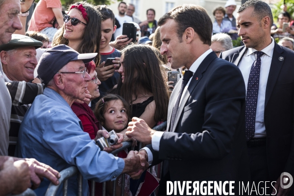 Emmanuel Macron en Vendée