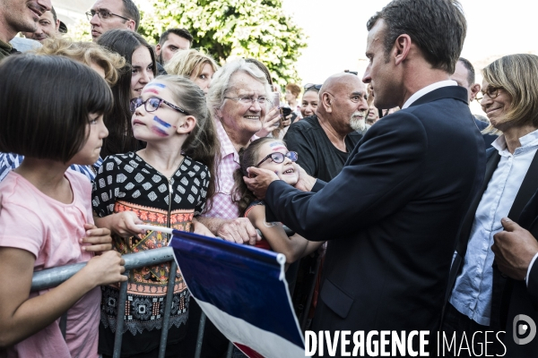 Emmanuel Macron en Vendée