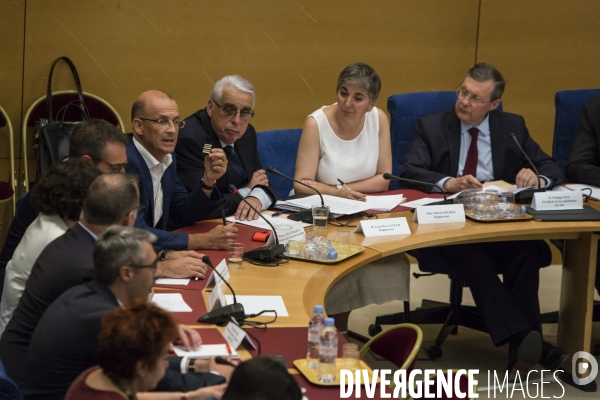 Audition de la commission des lois au senat, dans le cadre de l affaire benalla.