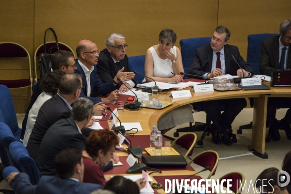 Audition de la commission des lois au senat, dans le cadre de l affaire benalla.