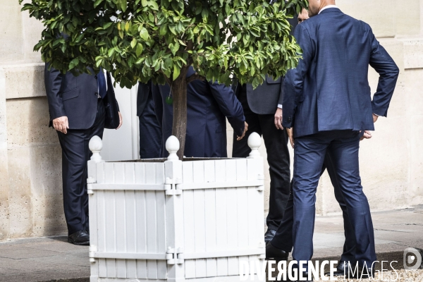 Premier conseil des ministres après les vacances d été.