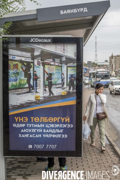 JCDecaux à Oulan-Bator