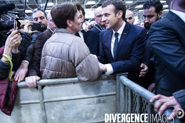 E. Macron, salon de l agriculture 2018.