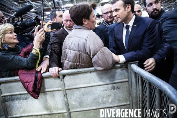 E. Macron, salon de l agriculture 2018.