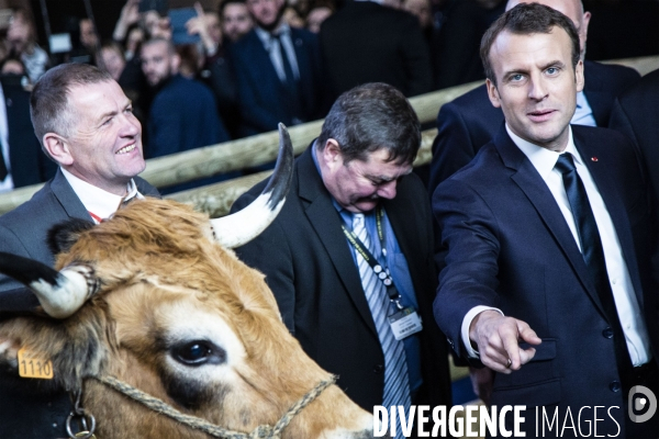 E. Macron, salon de l agriculture 2018.