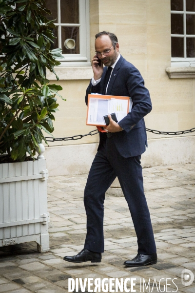 Le premier ministre Edouard PHILIPPE reçoit Philippe MARTINEZ à Matignon