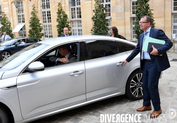 Edouard PHILIPPE recoit les partenaires sociaux sur la réforme de l assurance chômage et de la santé