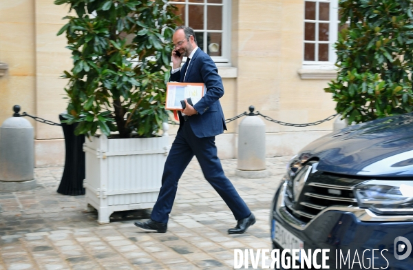 Edouard PHILIPPE recoit les partenaires sociaux sur la réforme de l assurance chômage et de la santé