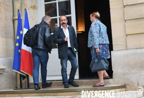 Edouard PHILIPPE recoit les partenaires sociaux sur la réforme de l assurance chômage et de la santé