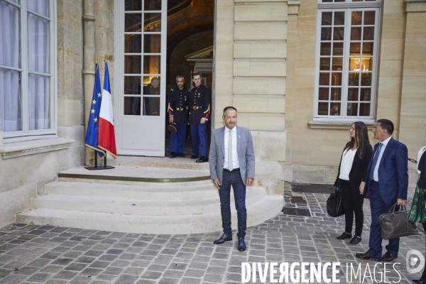 Matignon, Edouard Philippe PM rencontre les partenaires sociaux