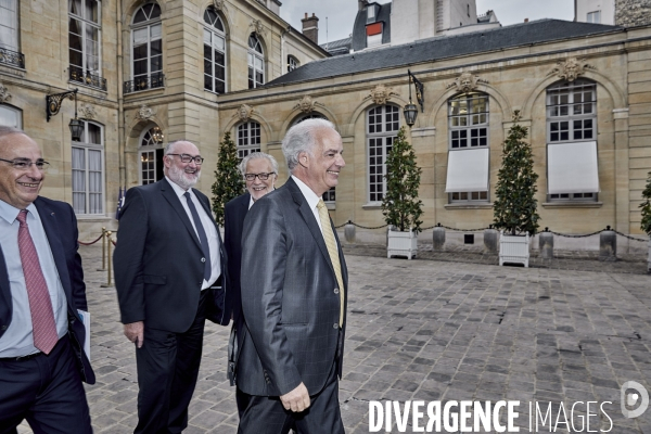 Matignon, Edouard Philippe PM rencontre les partenaires sociaux