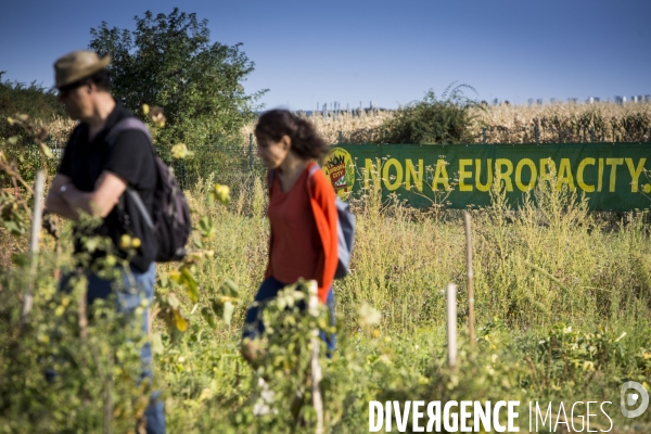 Mobilisation contre le projet de megacomplexe de commerces et de loisirs Europacity.