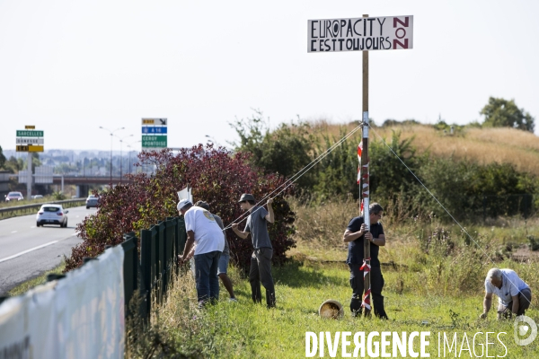 Mobilisation contre le projet de megacomplexe de commerces et de loisirs Europacity.