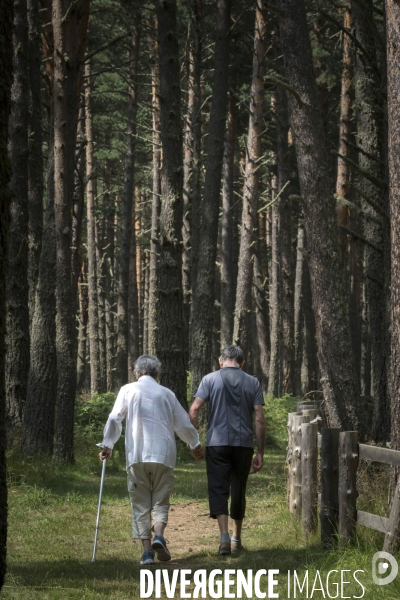 Petite Chronique d en Haut 2018 Les vieux amants, 70 ans de mariage dont 10 de remariage.