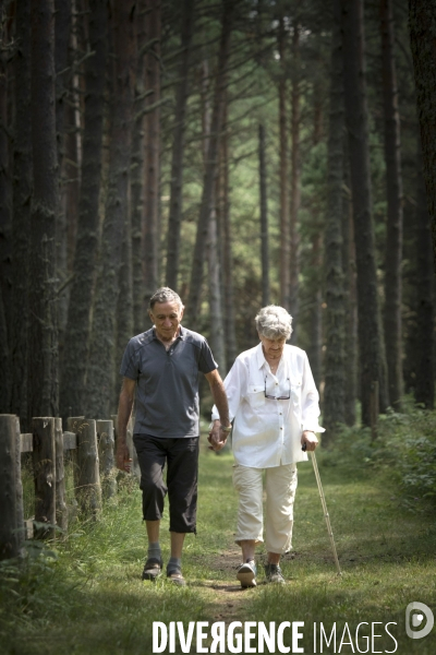Petite Chronique d en Haut 2018 Les vieux amants, 70 ans de mariage dont 10 de remariage.