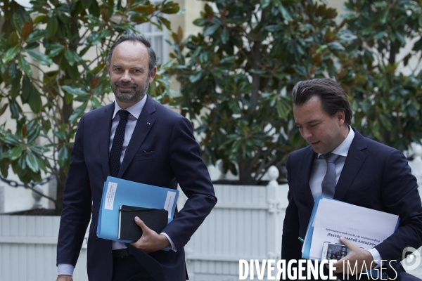 Laurent Berger CFDT rencontre Edouard Philippe PM