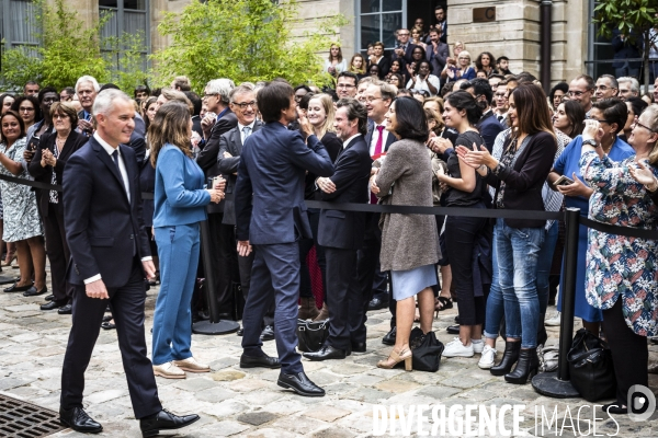 Passation de pouvoir Hulot - De Rugy