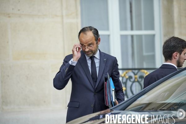 Sortie Conseil des ministres