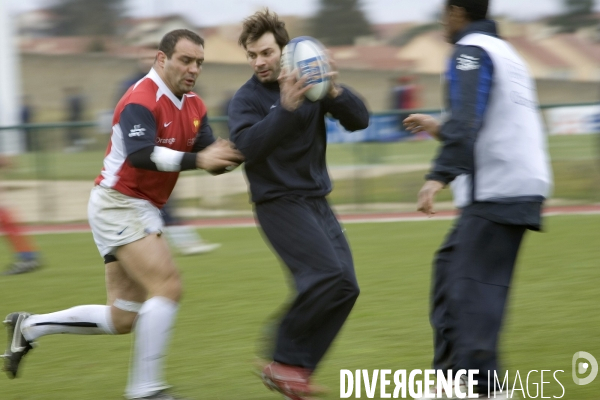 Entraînement equipe de France de Rugby