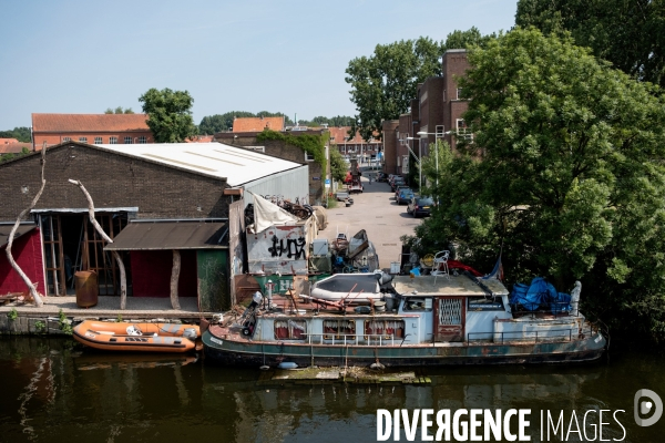 De Ceuvel, un écoquartier sur le port d Amsterdam.