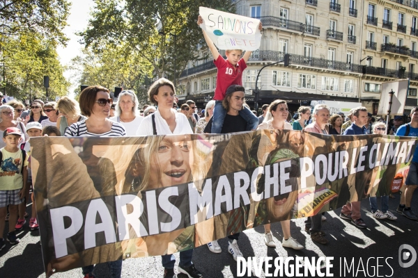 Marche pour le climat à Paris.