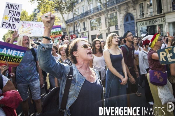 Marche pour le climat à Paris.