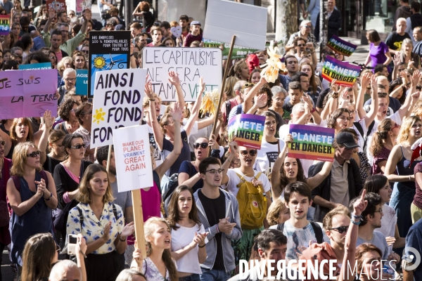 Marche pour le climat à Paris.