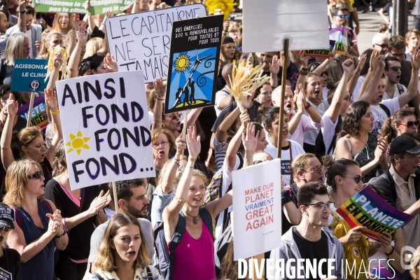 Marche pour le climat à Paris.