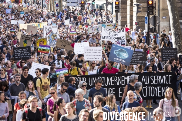 Marche pour le climat à Paris.