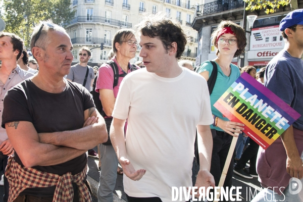 Marche pour le climat à Paris.