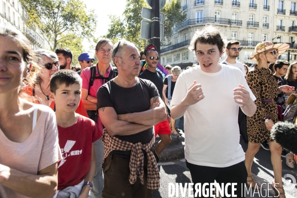 Marche pour le climat à Paris.