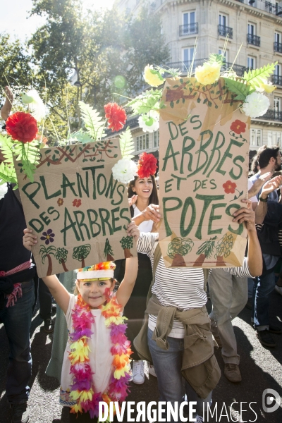 Marche pour le climat à Paris.