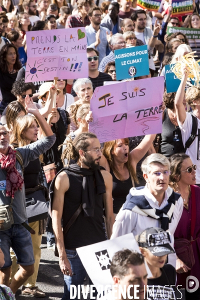 Marche pour le climat à Paris.