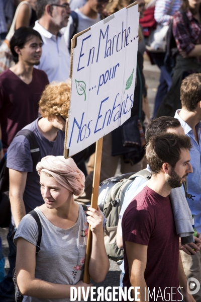 Marche pour le climat à Paris.