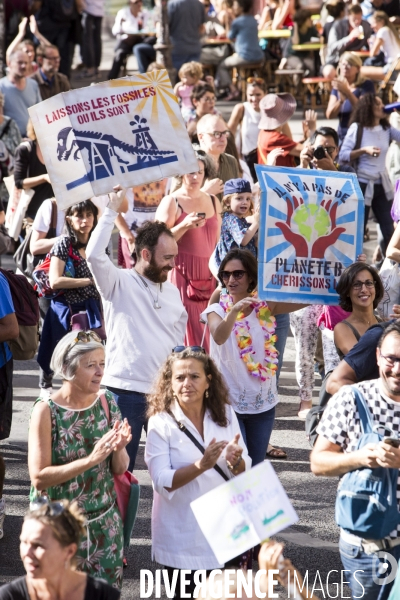 Marche pour le climat à Paris.