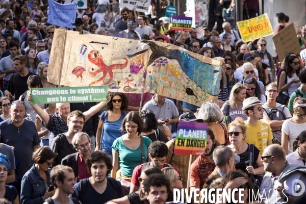Marche pour le climat à Paris.