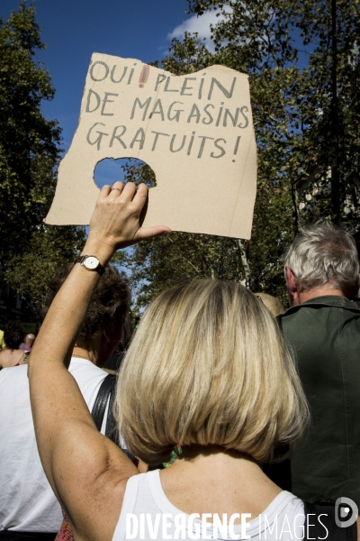 Marche pour le climat à Paris.