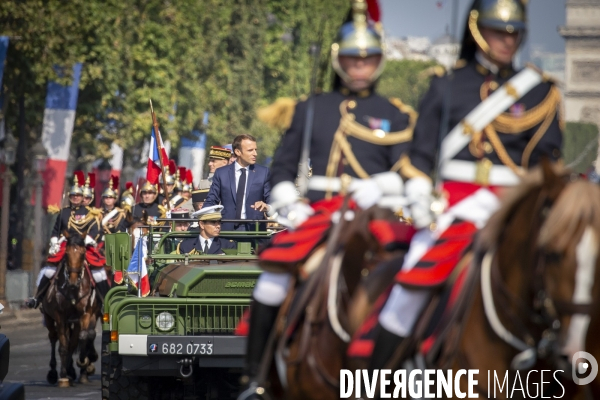 Emmanuel Macron préside le 14 juillet 2018