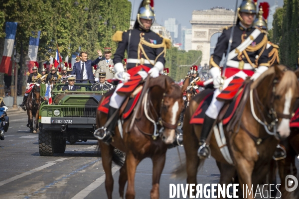 Emmanuel Macron préside le 14 juillet 2018