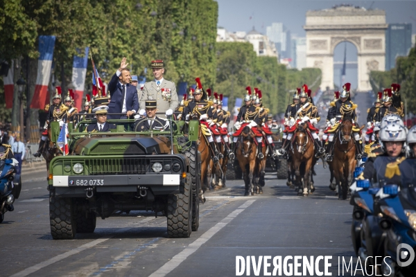 Emmanuel Macron préside le 14 juillet 2018